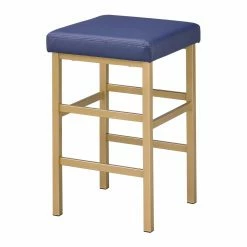 Cheapest ✨ Counter Height Stools OSP Home Furnishings Metro 26 In. Gold Backless Counter Stool 🔔