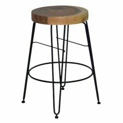 New 👍 Counter Height Stools East At Main Mumbai 24 In. Backless Counter Stool 🔥