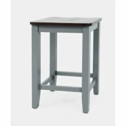 Best Sale 👏 Counter Height Stools Jofran Asbury Park Solid Acacia 24 In. Backless Saddle Counter Stool - Set Of 2 🎉