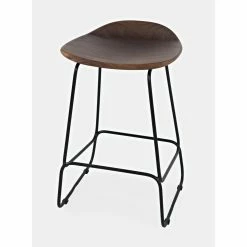 New 😍 Counter Height Stools Jofran Natures Edge Solid Acacia 24 In. Backless Counter Height Stool - Set Of 2 🌟