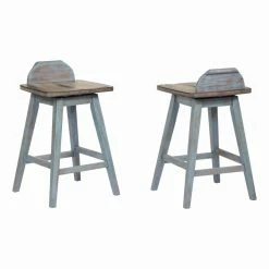 Wholesale 🌟 K&B Furniture Counter Height Stools K&B Furniture Rustic Backless Counter Stool 👏