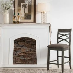 Top 10 🎉 Counter Height Stools Leick Home Double Cross Back 24 In. Counter Stool - Set Of 2 🔥