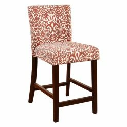 Hot Sale 👍 Counter Height Stools Linon Morocco 24 In. Counter Stool - Lava 🔥