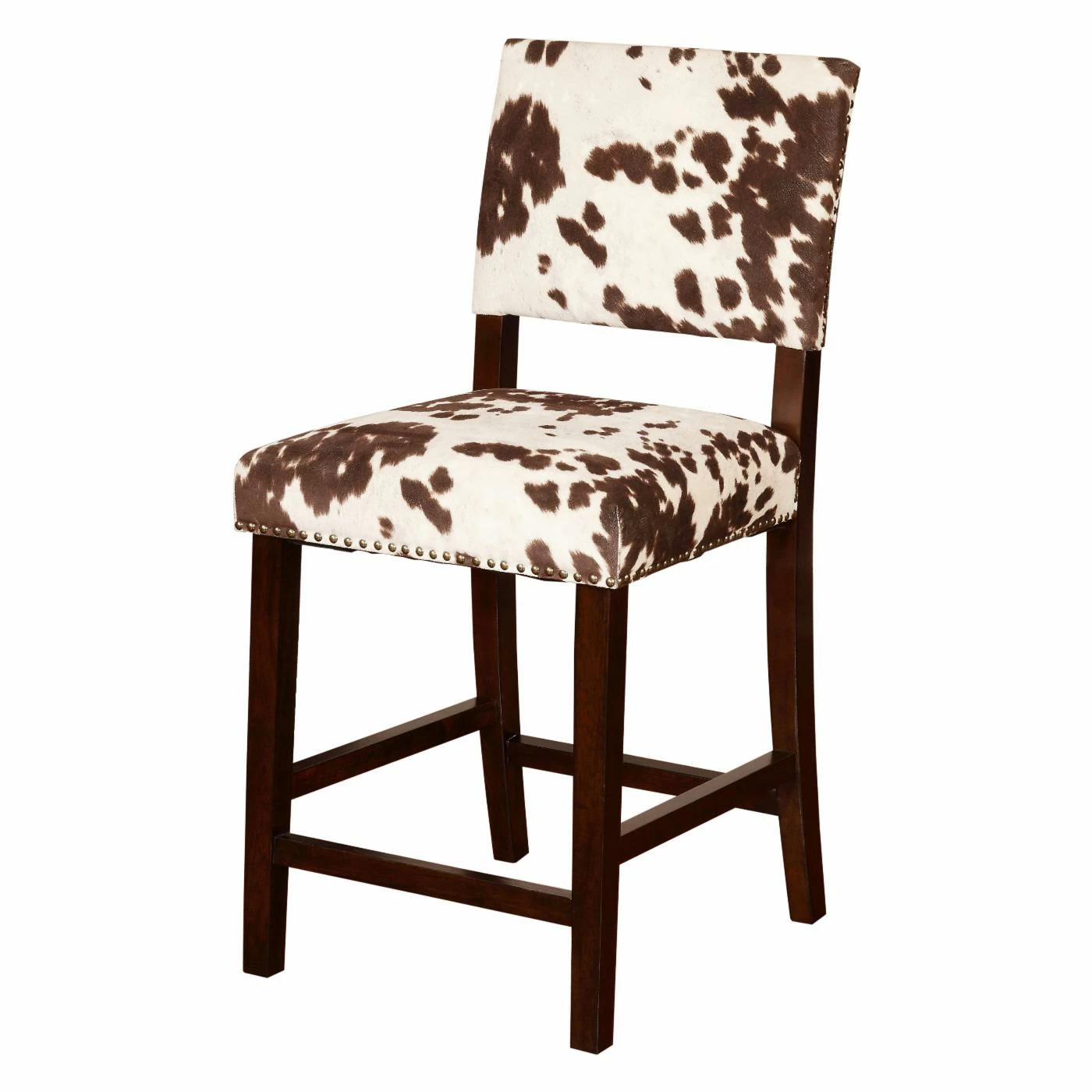 Promo β€οΈ Counter Height Stools Linon Corey 24 In. Counter Stool - Udder Madness Brown π₯