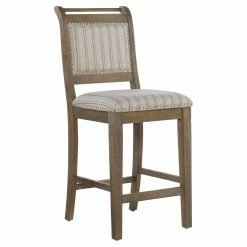 Discount 👏 Counter Height Stools Linon Emmy 26 In. Upholstered Counter Stool With Nailhead Trim 🌟
