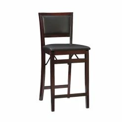 Coupon 👍 Counter Height Stools Linon Weston Pad Back Folding Counter Stool 🧨