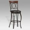 Wholesale 👏 Counter Height Stools Linon 24 Inch Bingham Circles Back Swivel Counter Stool 🎁