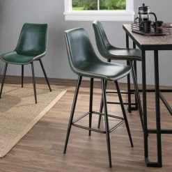 Buy π Counter Height Stools LumiSource Durango 25 In. Faux Leather Counter Stool - Set Of 2 π§¨