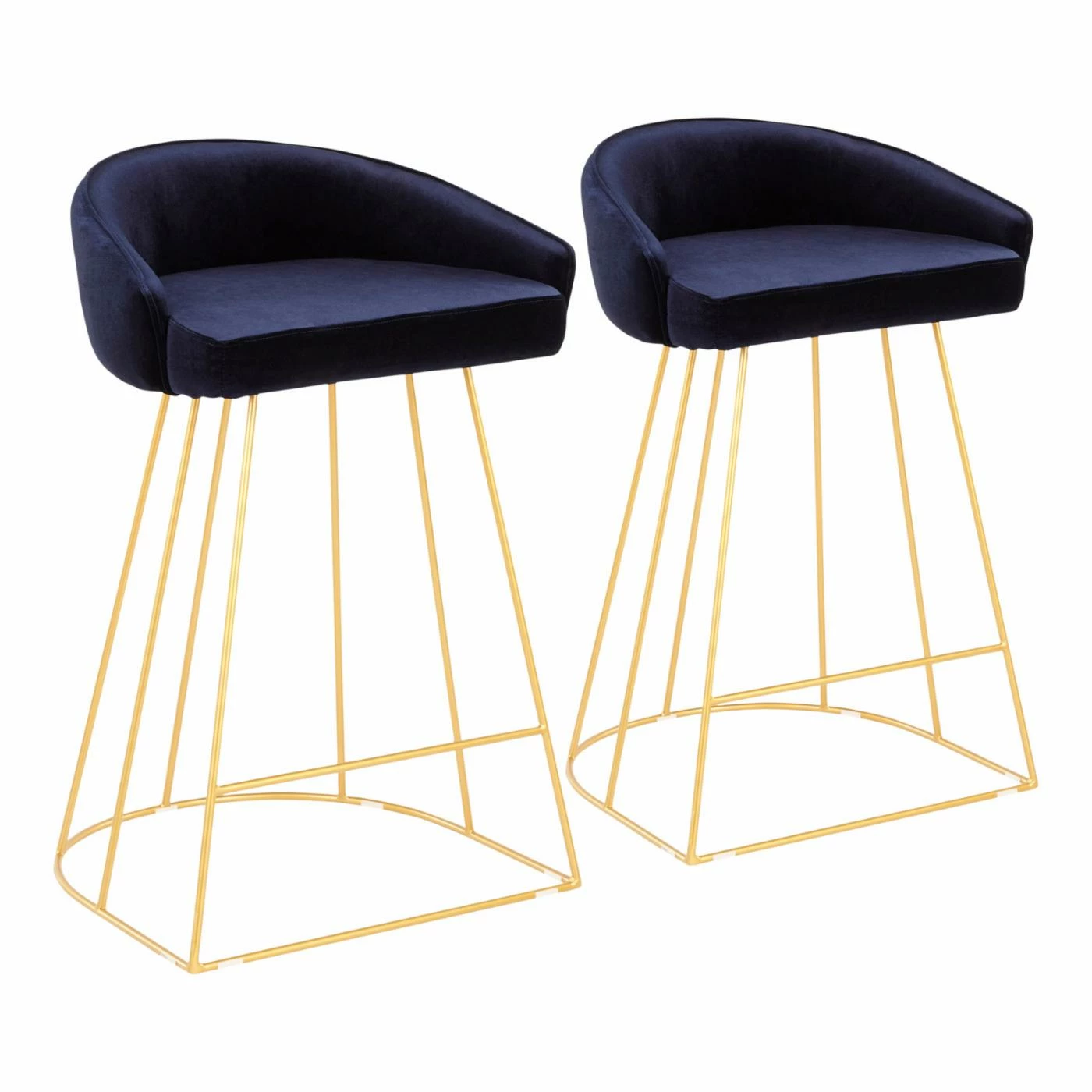 Promo β Counter Height Stools LumiSource Canary 26 In. Low Back Counter Stool - Set Of 2 π