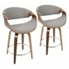 Top 10 🎉 Counter Height Stools LumiSource Curvini 24 In. Solid Back Counter Stool - Set Of 2 🎁
