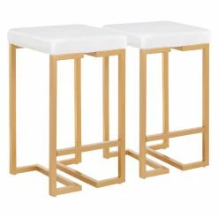 Best reviews of 🎁 Counter Height Stools LumiSource Midas 26 In. Backless Counter Stool - Set Of 2 🔥