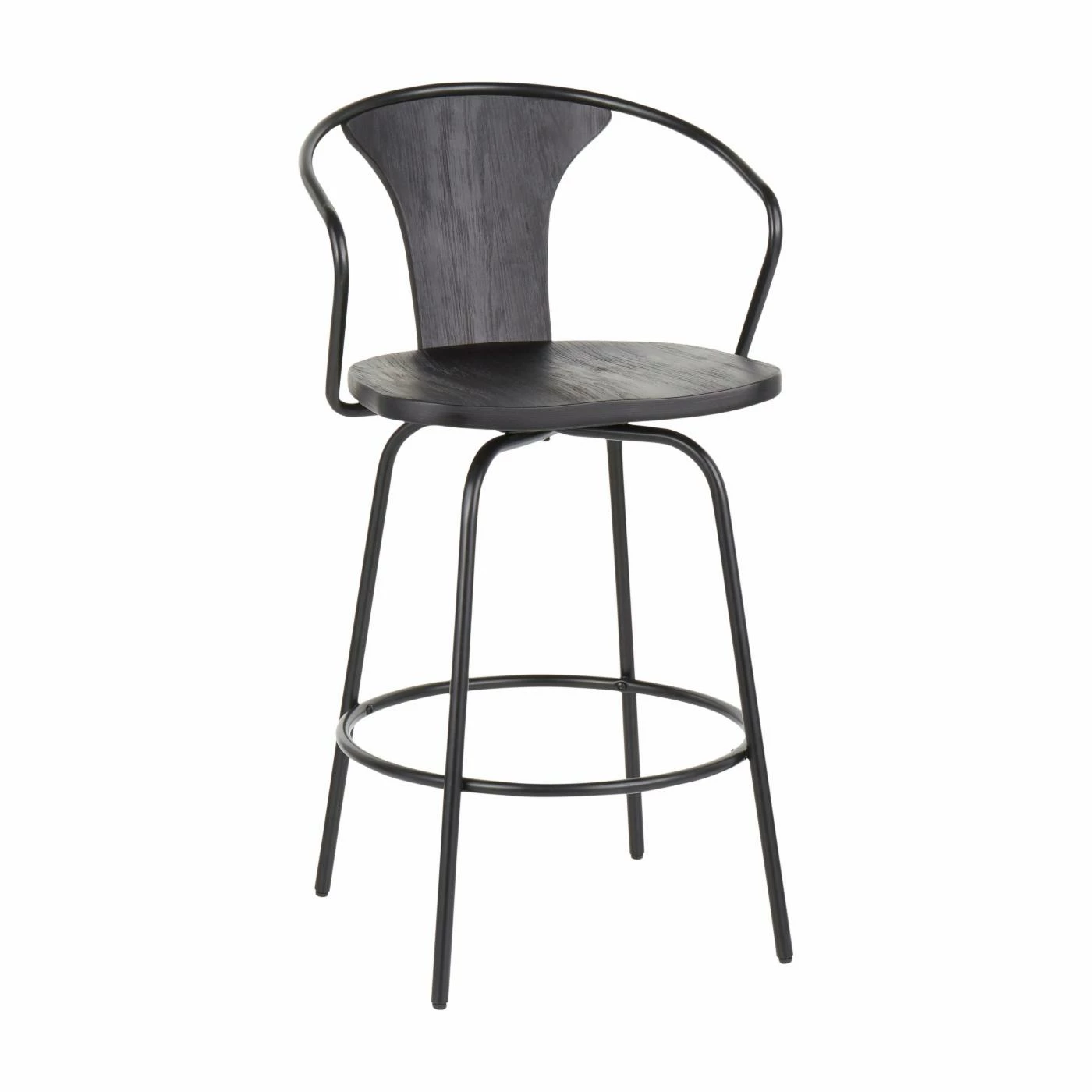 Best Sale ❤️ Counter Height Stools LumiSource Waco 25 In. Industrial Counter Stool ✨