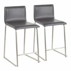 Cheapest 🎁 Counter Height Stools LumiSource Mara 26 In. Counter Stool - Set Of 2 💯