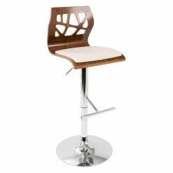 Coupon 🧨 Counter Height Stools LumiSource Folia Adjustable Swivel Barstool ❤️