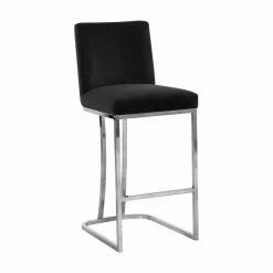 Flash Sale ⌛ Counter Height Stools Meridian Furniture Inc Heidi 26 In. Upholstered Counter Stool 🔔