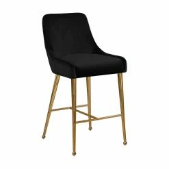 Outlet 😍 Counter Height Stools Meridian Furniture Inc Owen 28 In. Upholstered Counter Stool - Set Of 2 ⭐
