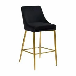 Budget 🤩 Counter Height Stools Meridian Furniture Inc Karina 27 In. Upholstered Counter Stool - Set Of 2 🛒