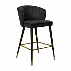 Coupon 🎁 Counter Height Stools Meridian Furniture Inc Cassie 28 In. Upholstered Counter Stool - Set Of 2 ❤️