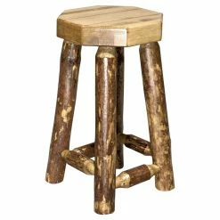 Outlet 👏 Counter Height Stools Montana Woodworks Glacier Country 24 In. Backless Counter Stool 👍