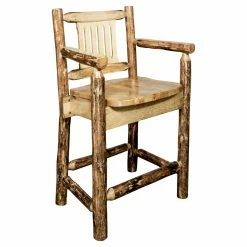 Cheap 🛒 Counter Height Stools Montana Woodworks Glacier Country 24 In. Captains Counter Stool 🌟