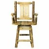 Wholesale ❤️ Counter Height Stools Montana Woodworks Glacier Country 24 In. Swivel Captains Counter Stool ❤️