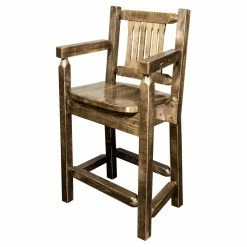 Budget ⭐ Counter Height Stools Montana Woodworks Homestead 24 In. Captains Counter Stool ⌛