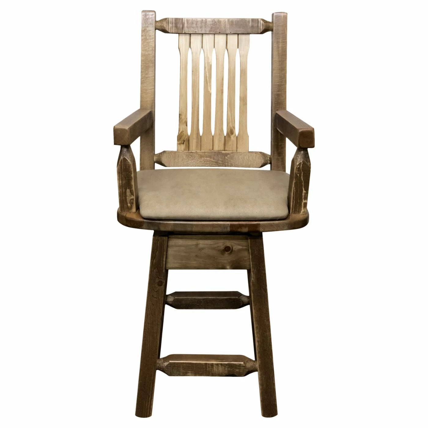 Promo βοΈ Counter Height Stools Montana Woodworks Homestead 24 In. Upholstered Swivel Captains Counter Stool β¨