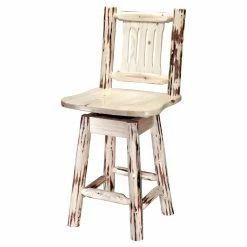Hot Sale 🎁 Counter Height Stools Montana Woodworks Montana 24 In. Swivel Counter Stool ⭐