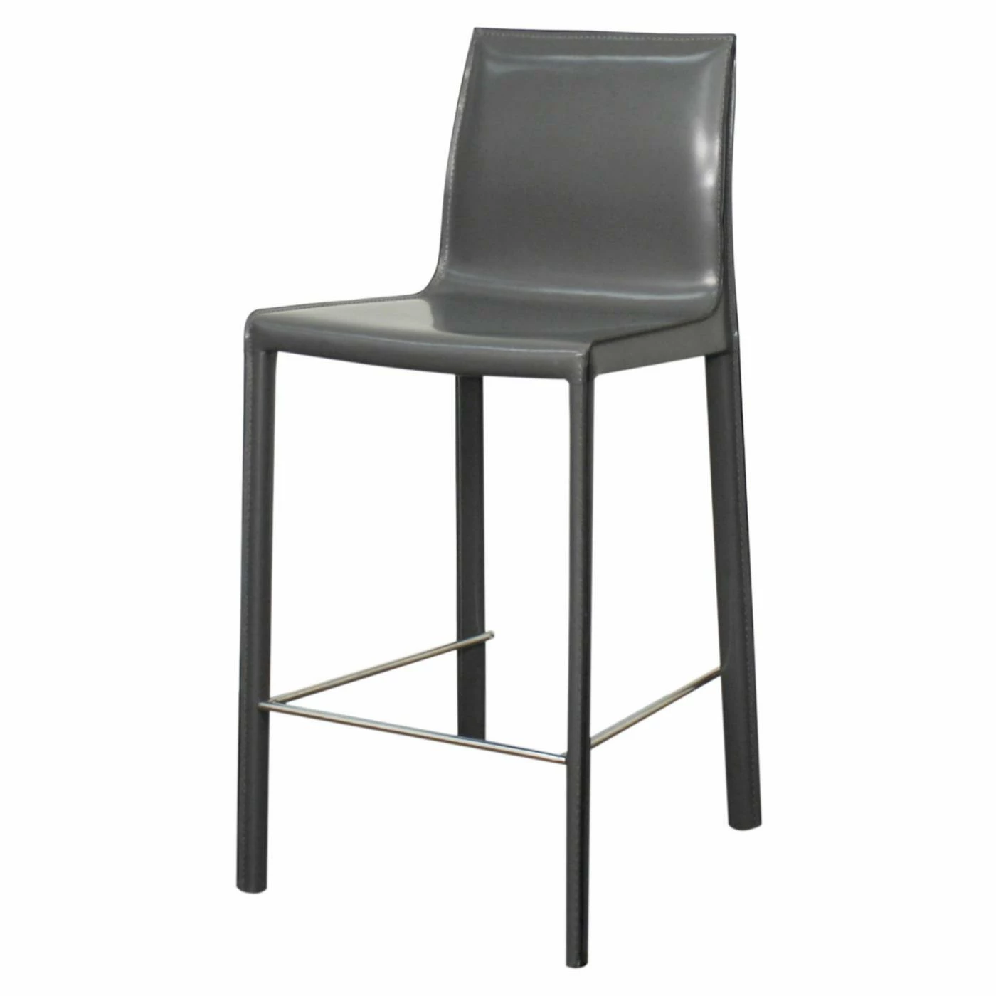 Brand new π Counter Height Stools New Pacific Direct Inc Gervin 26 In. Recycled Leather Counter Stool - Set Of 2 π