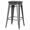 New 🌟 Counter Height Stools New Pacific Direct Inc Metropolis 28 In. Backless Counter Stool With Nailhead Trim - Set Of 4 🛒