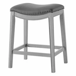 Budget 🛒 Counter Height Stools New Pacific Direct Inc Grover 25.5 In. Polyurethane Leather Counter Stool 🧨