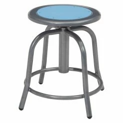 Cheapest 🔥 Counter Height Stools National Public Seating Adjustable Height Designer Stool With Metal Seat 🔔