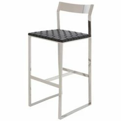Buy ⭐ Counter Height Stools Nuevo 26.5 In. Camille Leather Counter Stool 😉