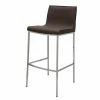 Hot Sale 🌟 Counter Height Stools Nuevo 25.75 In. Colter Leather Counter Stool 🛒