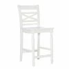 Outlet ✨ Counter Height Stools Powell Asher 24 In. Counter Stool - White 👍