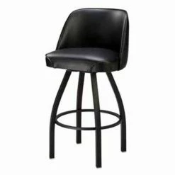 Outlet 🎉 Counter Height Stools Regal Bucket Seat 26 In. Black Cone Metal Counter Stool 😍