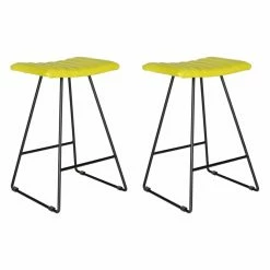 Cheapest ⭐ Counter Height Stools Safavieh Akito 26 In. A-Line Counter Stool - Green 🌟
