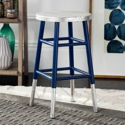 Coupon π Counter Height Stools Safavieh Kenzie 24 In. Silver Dipped Counter Stool π§¨