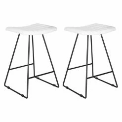 Wholesale 🤩 Counter Height Stools Safavieh Akito 26.8 In. Counter Stool - Set Of 2 🎁