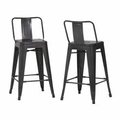 Flash Sale 🛒 Brooklyn & Max Counter Height Stools Brooklyn + Max Keeley 24 In. Slat Back Counter Stool - Set Of 2 👍