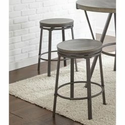 Best Sale 🤩 Counter Height Stools Steve Silver Co. Portland Counter Stool - Set Of 2 👍