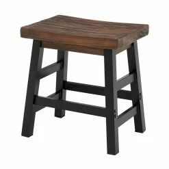 Buy ✨ Counter Height Stools Alaterre Furniture Pomona Wood 20 In. Barstool With Metal Legs ✔️