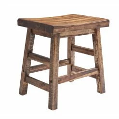 Promo 🎉 Counter Height Stools Alaterre Furniture Durango 20 In. Industrial Wood Dining Stool 🎉