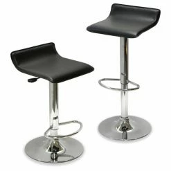 Deals ⭐ Counter Height Stools Winsome 25.2-Inch Adjustable Air Lift Counter Stool - Set Of 2 ✔️