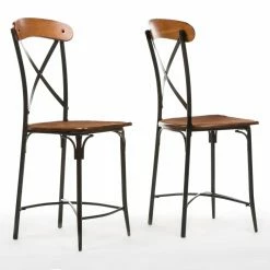 Hot Sale ❤️ Counter Height Stools Baxton Studio Broxburn Counter Stool - Set Of 2 🔥