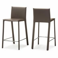 Cheap 😉 Counter Height Stools HN Home Nouvel Mid-Century Modern 25 In. Counter Stool - Set Of 2 ✨
