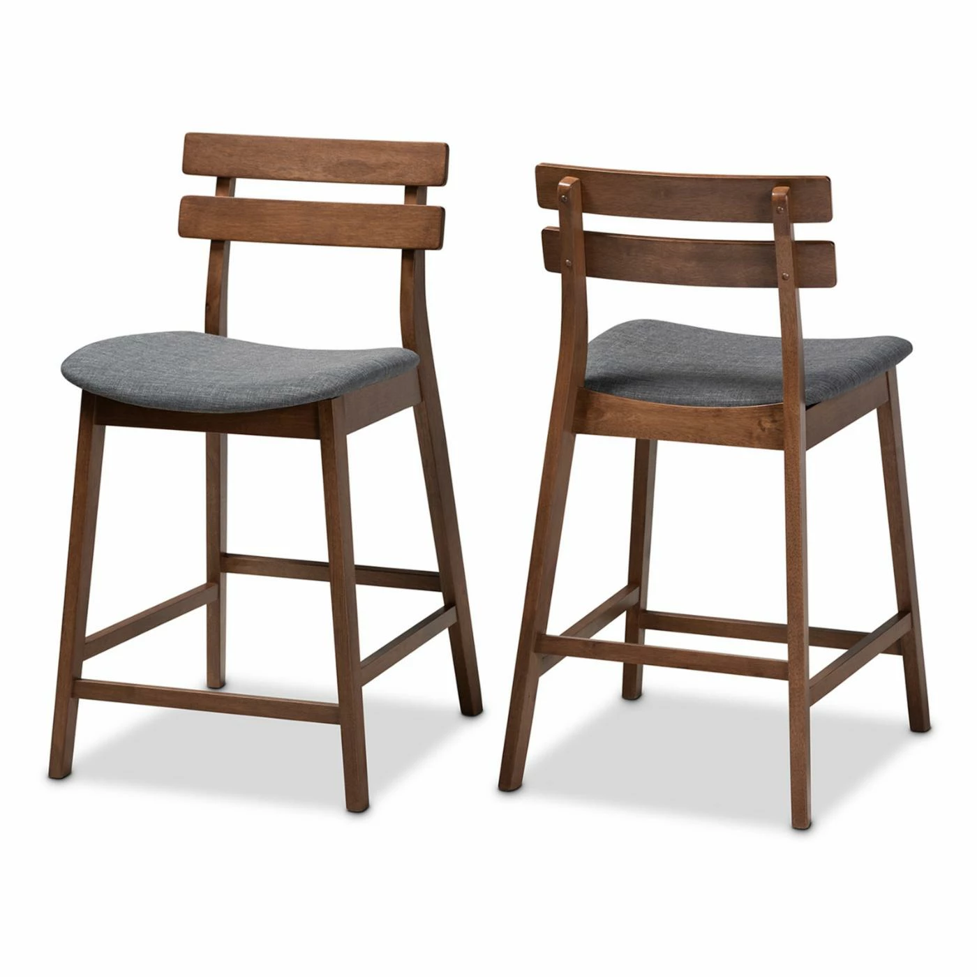 Wholesale π₯ Counter Height Stools Baxton Studio Larine 24 In. Mid-Century Counter Stool - Set Of 2 β