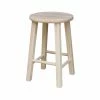 Top 10 🛒 Counter Height Stools International Concepts Unfinished Utility Round Dining Stool 😉