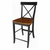 Coupon ❤️ Counter Height Stools International Concepts X-Back Counter Stool 🎉