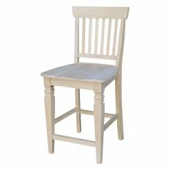 Budget βοΈ Counter Height Stools International Concepts Seattle Unfinished Counter Stool π§¨